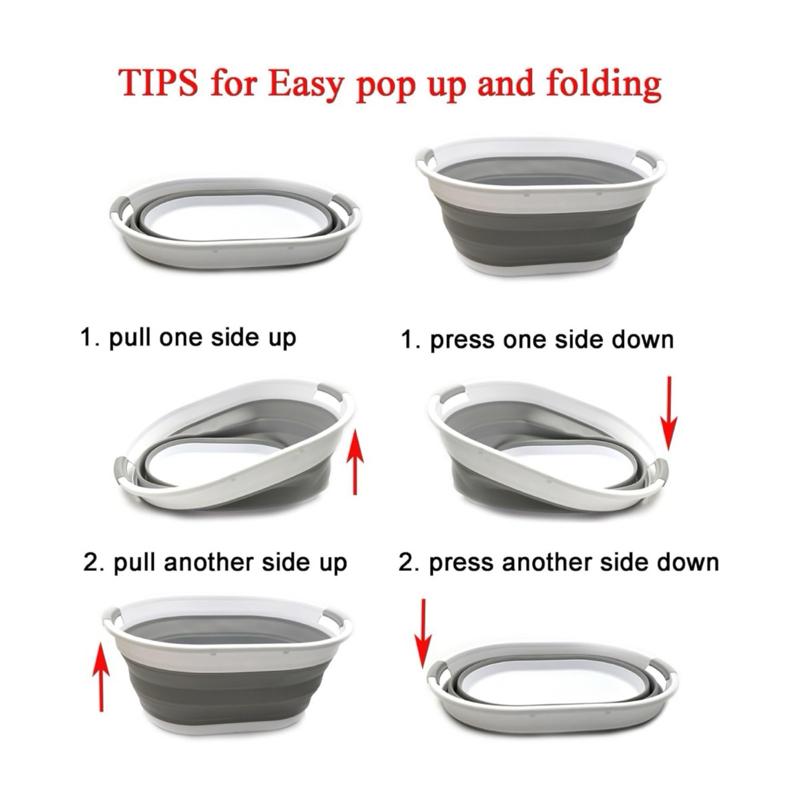 47L Multi-Purpose Collapsible Home & Laundry Basket