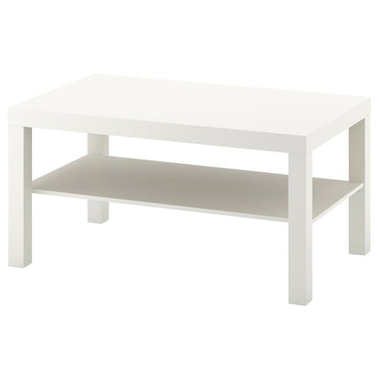Nordic Minimalist Coffee Table with Storage Shelf – 90x55 cm (3 Finishes)