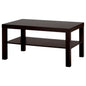 Nordic Minimalist Coffee Table with Storage Shelf – 90x55 cm (3 Finishes)
