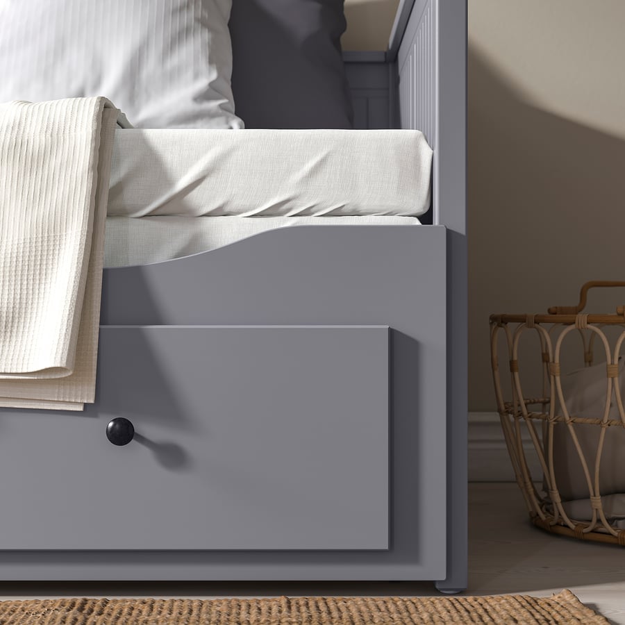 -in-1 Heritage Daybed with 3 Storage Drawers & Double Mattress Set (80x200 cm)