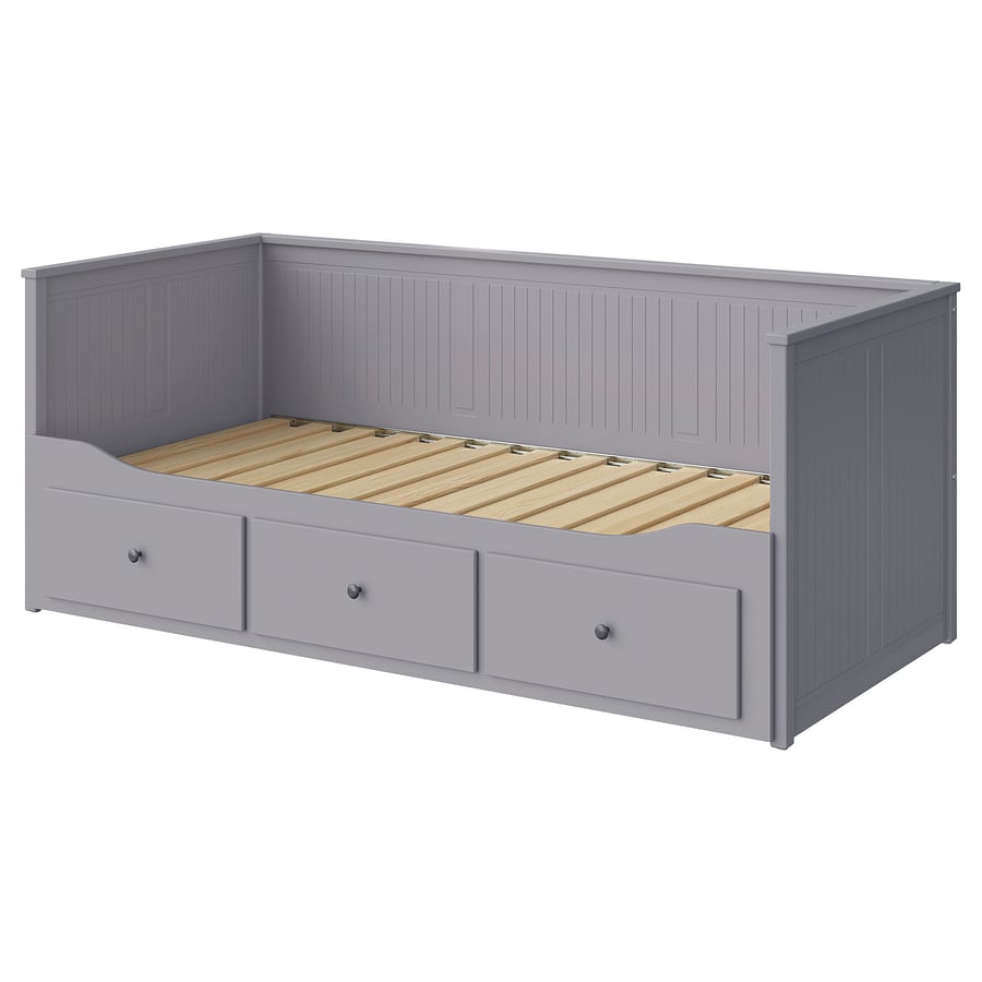 -in-1 Heritage Daybed with 3 Storage Drawers & Double Mattress Set (80x200 cm)