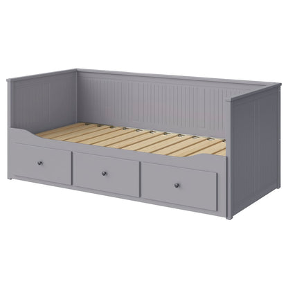 -in-1 Heritage Daybed with 3 Storage Drawers & Double Mattress Set (80x200 cm)