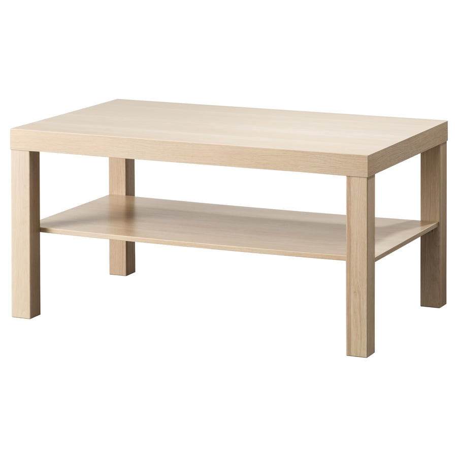 Nordic Minimalist Coffee Table with Storage Shelf – 90x55 cm (3 Finishes)