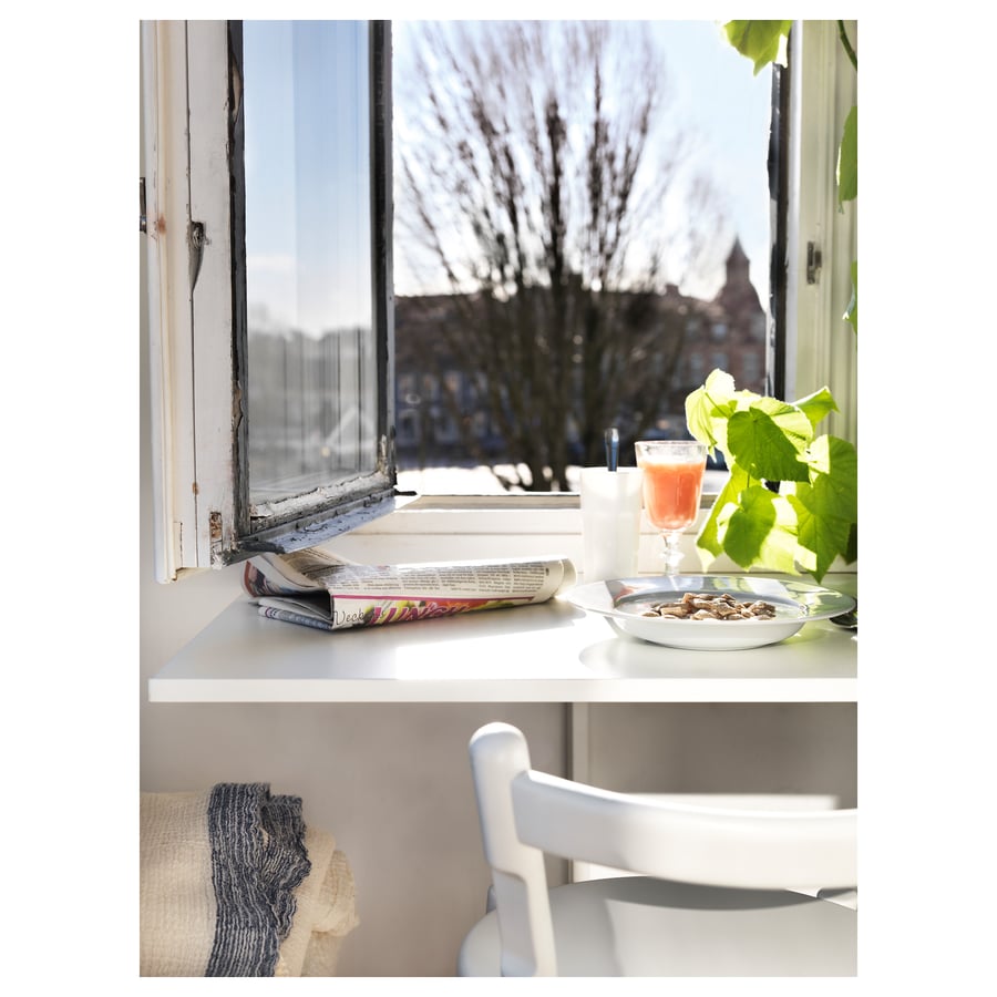 Space-Saving Floating Wall Desk & Folding Dining Table (74x60 cm)