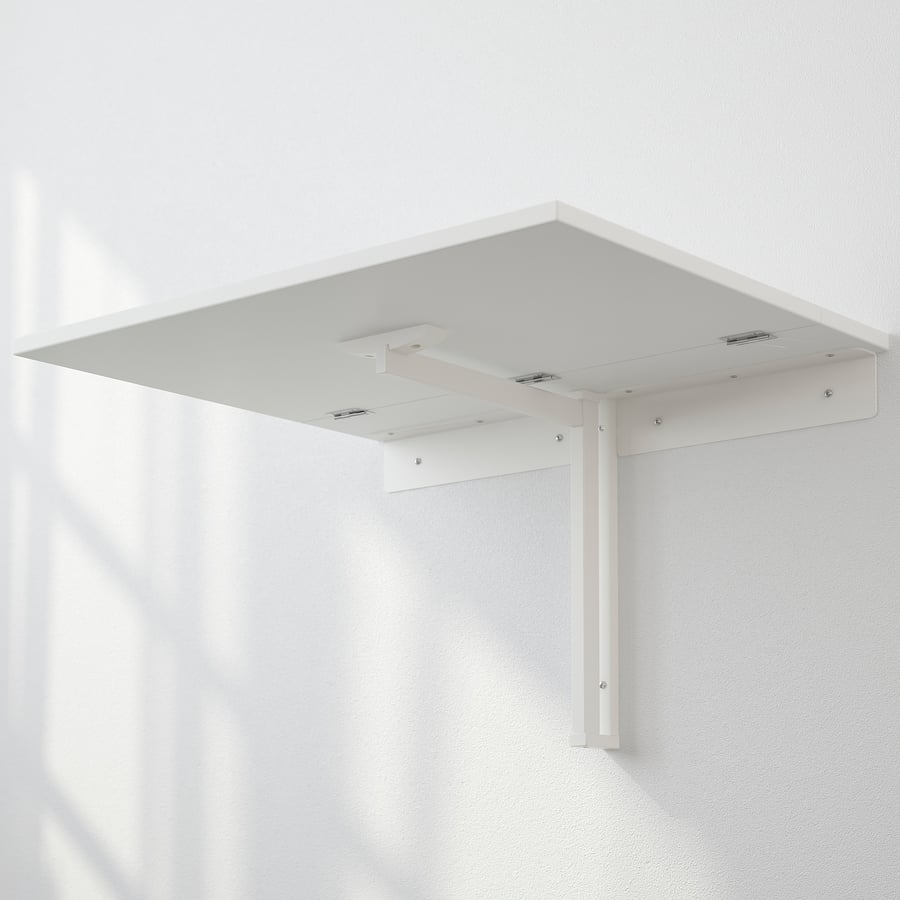 Space-Saving Floating Wall Desk & Folding Dining Table (74x60 cm)