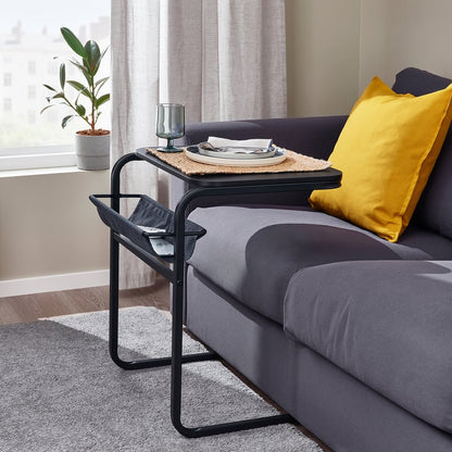 3-in-1 Transformable Sofa Table & Laptop Desk with Storage (53x50 cm)