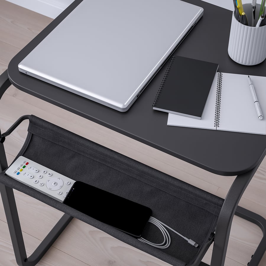 3-in-1 Transformable Sofa Table & Laptop Desk with Storage (53x50 cm)