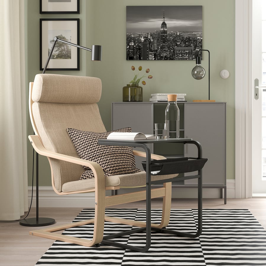 3-in-1 Transformable Sofa Table & Laptop Desk with Storage (53x50 cm)