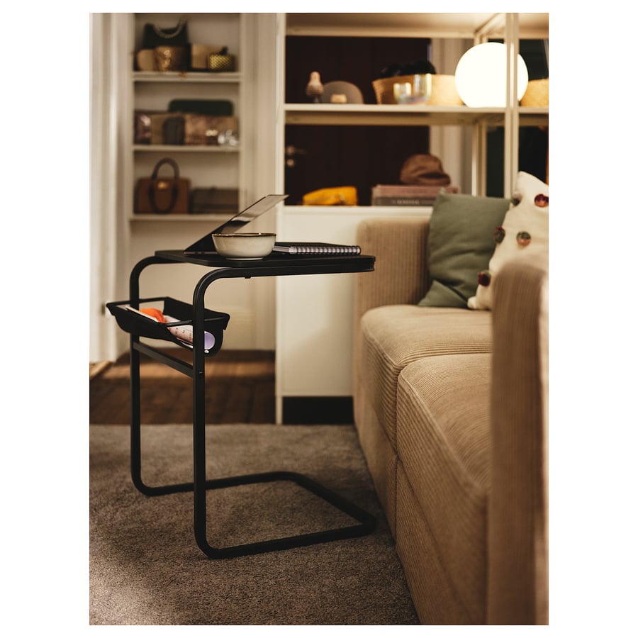 3-in-1 Transformable Sofa Table & Laptop Desk with Storage (53x50 cm)