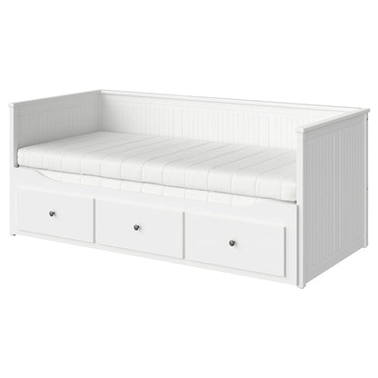-in-1 Heritage Daybed with 3 Storage Drawers & Double Mattress Set (80x200 cm)