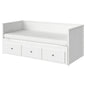 -in-1 Heritage Daybed with 3 Storage Drawers & Double Mattress Set (80x200 cm)